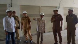 Tinjau Pembangunan Pasar Modern, Bupati Nelson: Agustus Diresmikan, September Pemanfaatannya