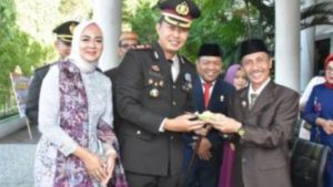 Hadiri Peringatan HUT Bhayangkara, Ini Harapan Bupati Nelson Pomalingo