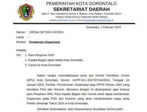 Beri Dispensasi bagi ASN dan TPKD, Ben Idrus: Bentuk Dukungan Mensuksekan Pemilu