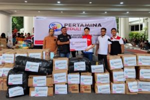 Pertamina Patra Niaga Sulawesi Kembali Salurkan Bantuan Untuk Korban Terdampak Bencana Letusan Gunung Ruang