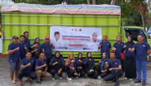 PMI Kabgor Salurkan Bantuan Ke Korban Banjir di Gorontalo Utara