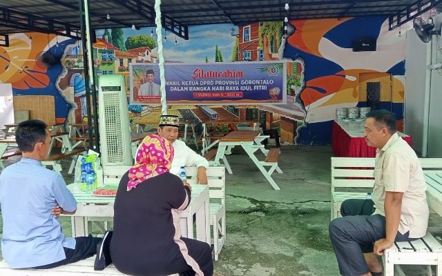 Hari ke 2 Idul Fitri, Wakil Ketua 1 DPRD Provinsi Gorontalo Silaturahmi Bersama Masyarakat