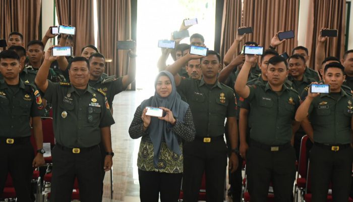 Korem 133/NW Gandeng BPJS Sosialisasikan JKN ke Keluarga Besar TNI