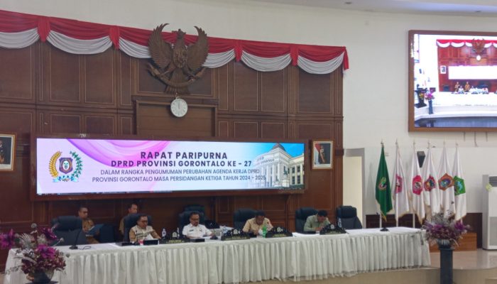 Deprov Gorontalo Geser 4 Agenda Paripurna