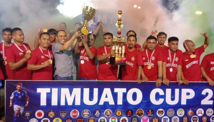 Zulfikar Usira Tutup Turnamen Sepak Bola Timuato Cup 2