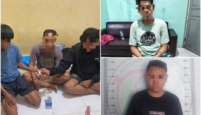 5 Terduga Pelaku Narkoba di Kota Gorontalo Ditangkap, Polisi Amankan 20 Paket Sabu