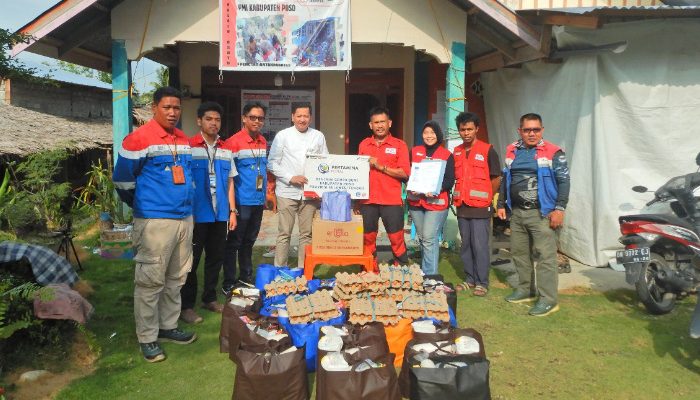 Pertamina Sulawesi Salurkan Bantuan untuk Warga Terdampak Gempa Bumi Poso