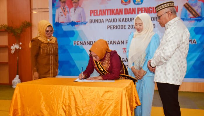 Maryam Sofyan Puhi Resmi Dilantik sebagai Bunda PAUD Kabupaten Gorontalo