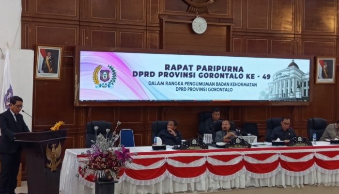 Wahyudin Moridu Diberhentikan Dari Anggota DPRD Provinsi Gorontalo