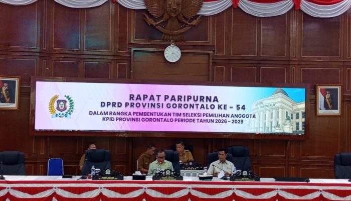 Deprov Gorontalo Resmi Bentuk Timsel Pemilihan Anggota KPID Periode 2026 – 2029
