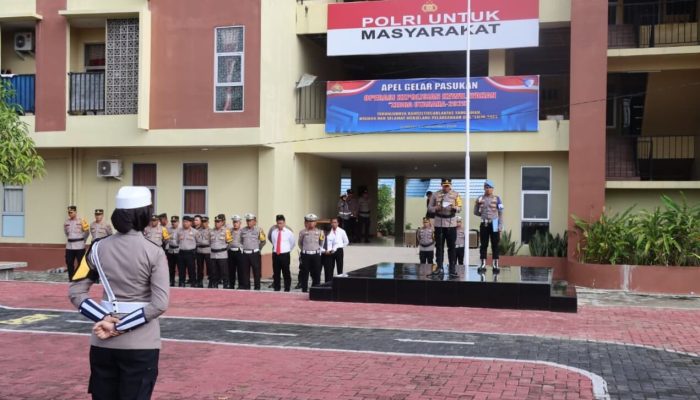 Pimpin Apel Gelar Pasukan Operasi Zebra Otanaha 2025, Ini Pesan Kapolres Gorontalo