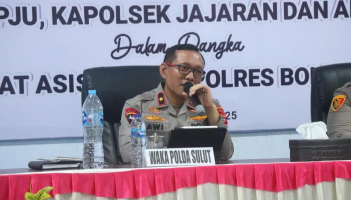 Wakapolda Sulut Tekankan Pelayanan Optimal dan Anti Pungli ke Personel Polres Boltara