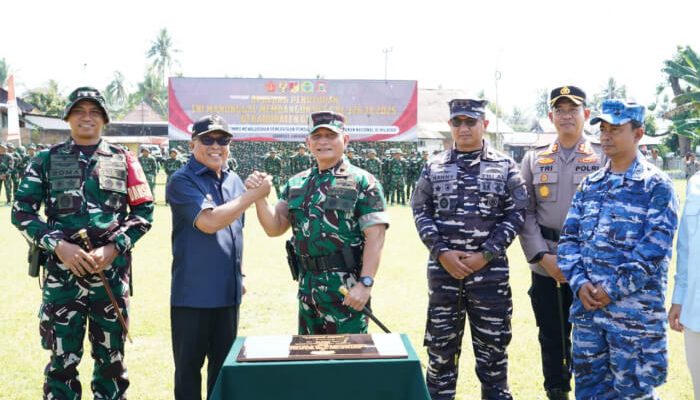 TMMD Ke-126 di Kabupaten Gorontalo Resmi Ditutup