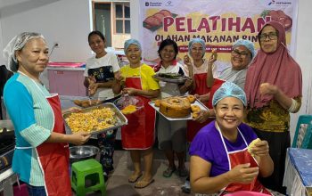 Pertamina Sulawesi Berdayakan Ibu-Ibu BIBASA GO ROA Lewat Pelatihan Olahan Makanan Khas Lokal