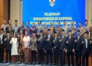 Dilantik Mendikdasmen RI Sebagai Anggota DPN, Prof. Nelson Kembali Berkiprah di Level Nasional