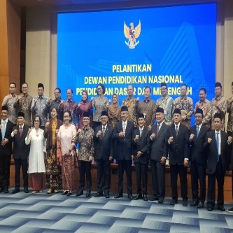 Dilantik Mendikdasmen RI Sebagai Anggota DPN, Prof. Nelson Kembali Berkiprah di Level Nasional