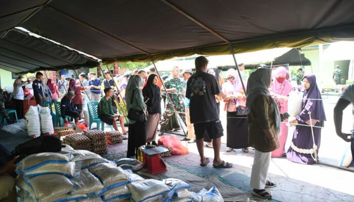 Korem 133/NW Gelar Bazar Ramadan, Ringankan Beban Masyarakat Jelang Lebaran