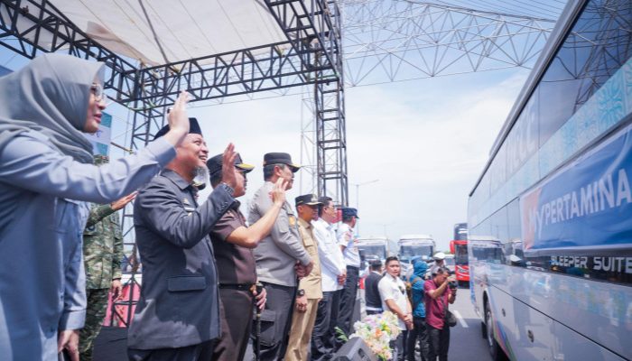 Pertamina Sulawesi Lepas 125 Pemudik dalam Program Mudik Gratis MyPertamina 2026 “Mudik Aman Berbagi Harapan”