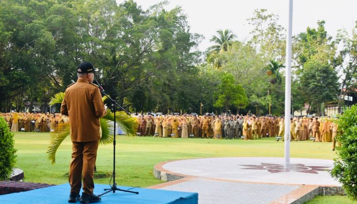 Apel Perdana Pasca Cuti Lebaran, Bupati Gorontalo Tekankan Pelayanan Cepat, Tepat dan Berkualitas
