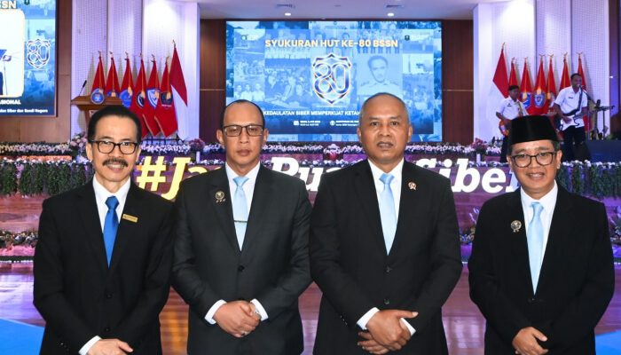 Ketum APTIKNAS dan APKOMINDO Hadiri HUT BSSN ke-80, Tegaskan Dukungan terhadap RUU KKS serta Penguatan Kolaborasi Nasional