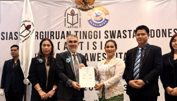 Resmi Dilantik, Mery J. J. Langi Kini Pimpin APTISI Sulut