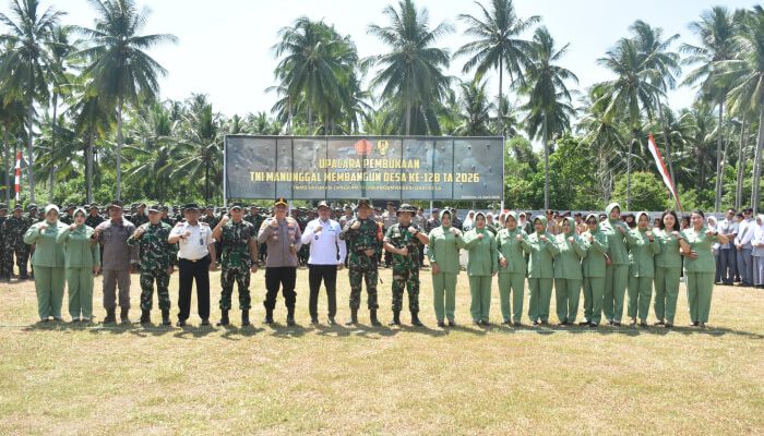TMMD Ke-128 Boalemo Resmi Dibuka, Fokus Pembangunan Infrastruktur dan Pemberdayaan Masyarakat