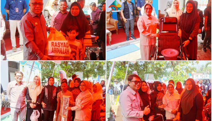 Ratusan Masyarakat Kabgor dapat Bantuan ATENSI, Bupati Sofyan Harap Dimanfaatkan Sebaik-baiknya