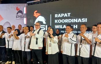 Fory Naway Dilantik sebagai Ketua DPW PSI Gorontalo, Ditargetkan Raih Kursi DPR RI