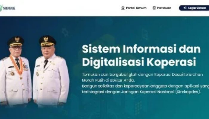 SIDDIK Kabupaten Gorontalo Jadi Aplikasi Daerah Pertama Terhubung Kemenkop