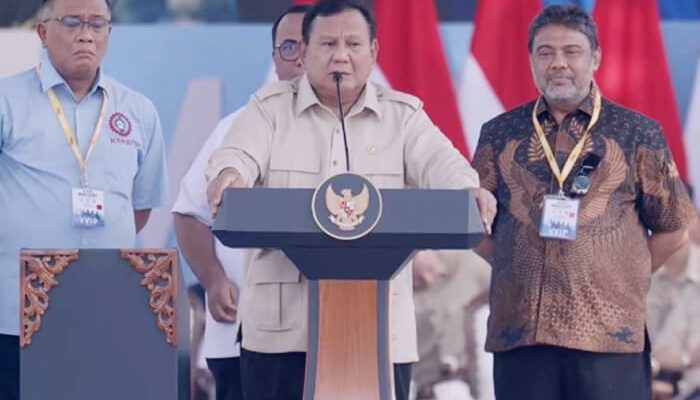 Perayaan May Day 2026, Prabowo Akui Jadi Presiden Berkat Dukungan Buruh