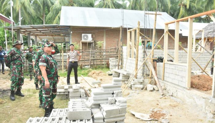 Danrem 133/NW Cek Progres TMMD Boalemo, Target Tuntas Sebelum 21 Mei