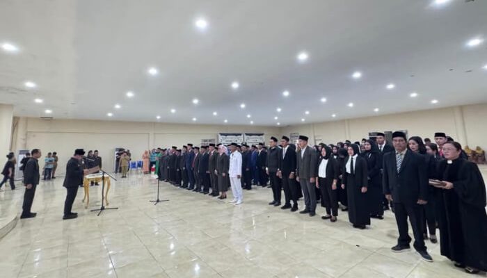 Berikut Nama-nama Pejabat yang Dilantik Bupati Boltara Hari Ini