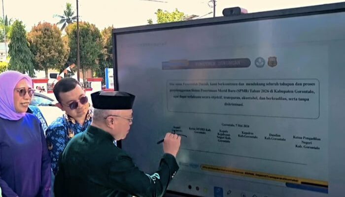 Luncurkan SPSB, Bupati Gorontalo: Tidak Boleh Ada Pungli, Titipan dan Penyimpangan SPMB