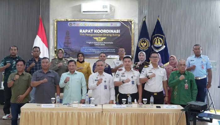 Imigrasi Gorontalo Perkuat Koordinasi Lintas Sektor  Lewat Rakor TIMPORA 2026