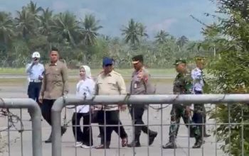 Presiden Prabowo Subianto Tiba di Gorontalo