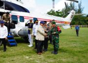 Danrem 133/NW Dampingi Presiden Prabowo Tinjau KNMP di Leato Selatan