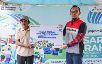 Pertamina Sulawesi Distribusikan 1.000 Paket Sembako Bersubsidi untuk Warga Kendari