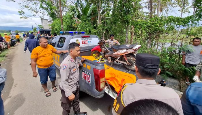 Pria Ditemukan Tewas Tersungkur di Motor, Polres Gorontalo Selidiki