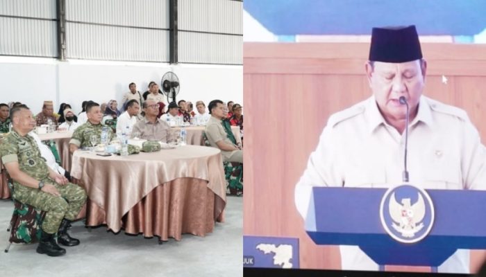 Danrem 133/NW Ikuti Vicon Peluncuran 1.061 Titik Koperasi Merah Putih oleh Presiden RI