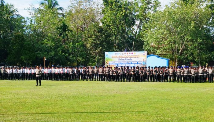 706 Personel Dikerahkan Polda Gorontalo untuk Pengamanan PENAS 2026