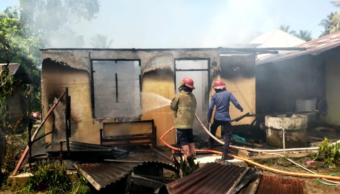Rumah Warga di Dungaliyo Ludes Dilalap Si Jago Merah