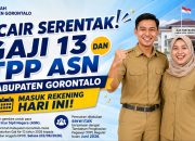 Cair Serentak! Gaji 13 dan TPP ASN Kabupaten Gorontalo Masuk Rekening Hari Ini