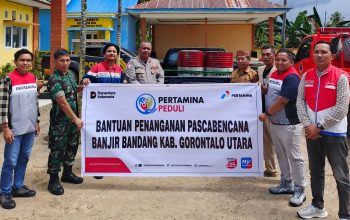 Pertamina Sulawesi Salurkan Bantuan BBM untuk Dukung Penanganan Pascabencana di Gorontalo Utara