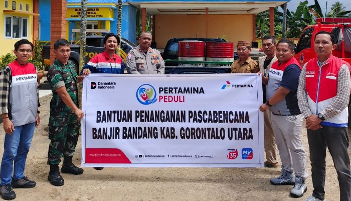 Pertamina Sulawesi Salurkan Bantuan BBM untuk Dukung Penanganan Pascabencana di Gorontalo Utara