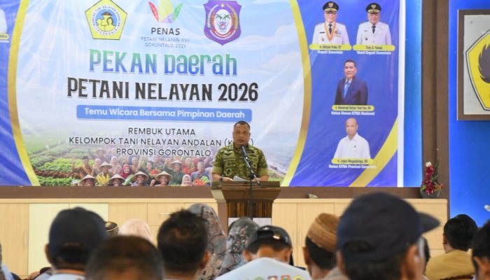 Korem 133/NW Komitmen Dukung Swasembada Pangan Lewat Program Teritorial di Rembuk KTNA Gorontalo