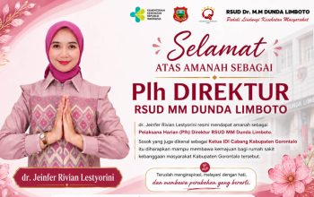 dr. Jeinfer Rivian Lestyorini Ditunjuk sebagai Plh Direktur RSUD Dunda Limboto