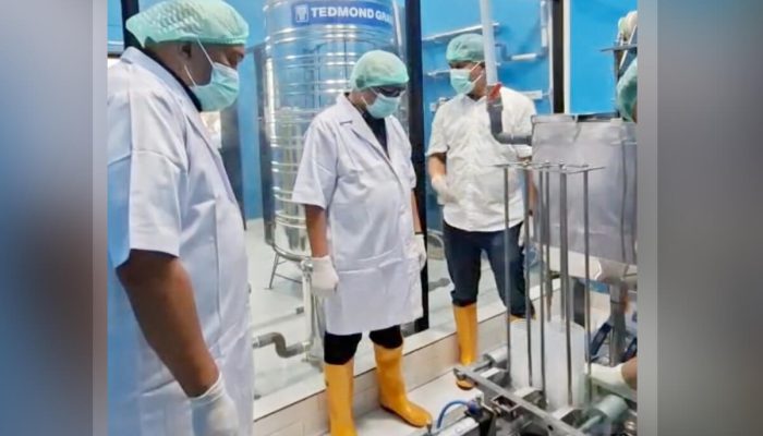 Pro-ST Diluncurkan, Perumda Tirta Limutu Target Produksi 5 Ribu Karton Per Bulan