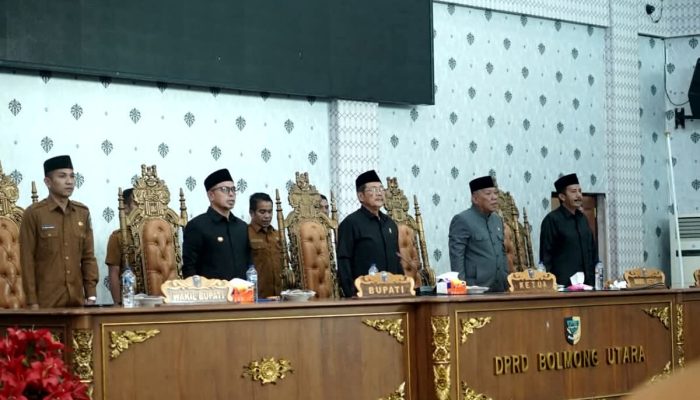 Bupati Sirajudin Lasena Sampaikan 14 Ranperda untuk Penguatan Regulasi di Boltara