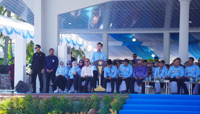 Buka PENAS XVII, Gibran Sebut Petani Nelayan Garda Terdepan Kemandirian Pangan RI