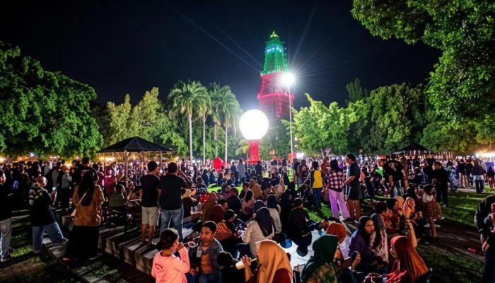 Baru Dibuka, Taman Limboto Langsung Jadi Spot Nongkrong Paling Hits